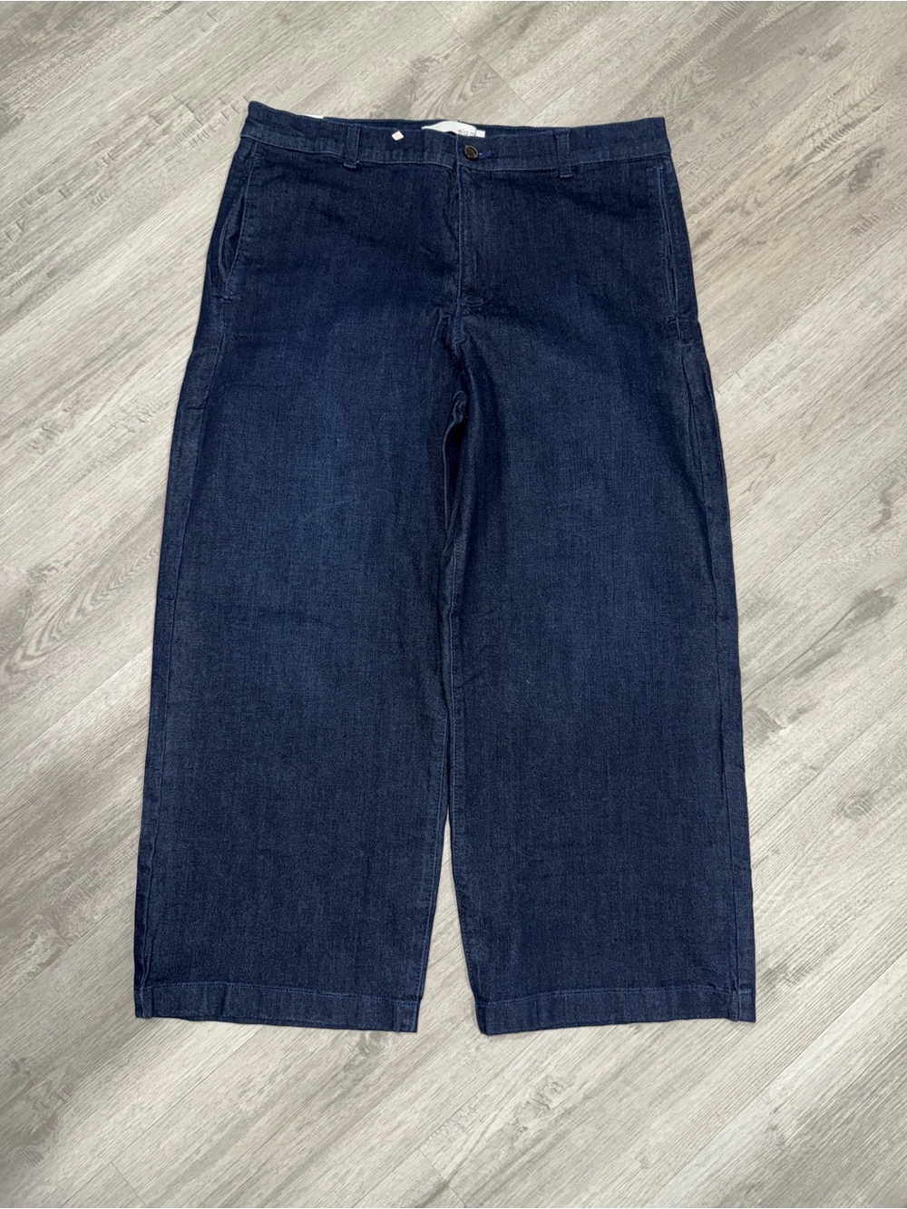 Ella Moss Dark Indigo Wide-Leg Jeans
